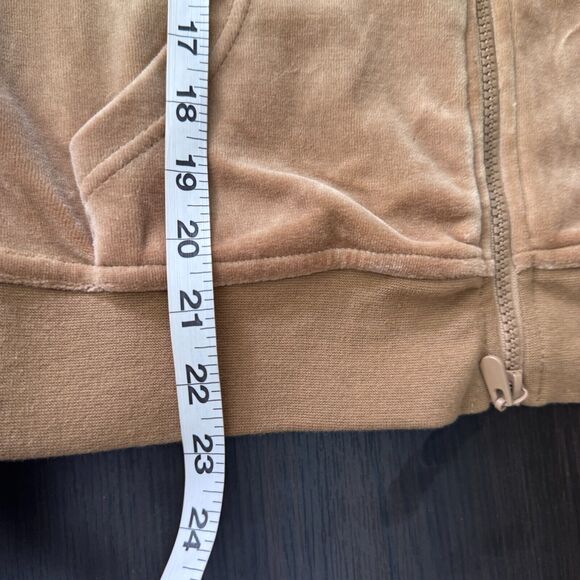 BCBGMaxazria Jacket Women Large Beaded Cross Velour Velvet Track Zip Up Y2K NEW - Picture 11 of 11